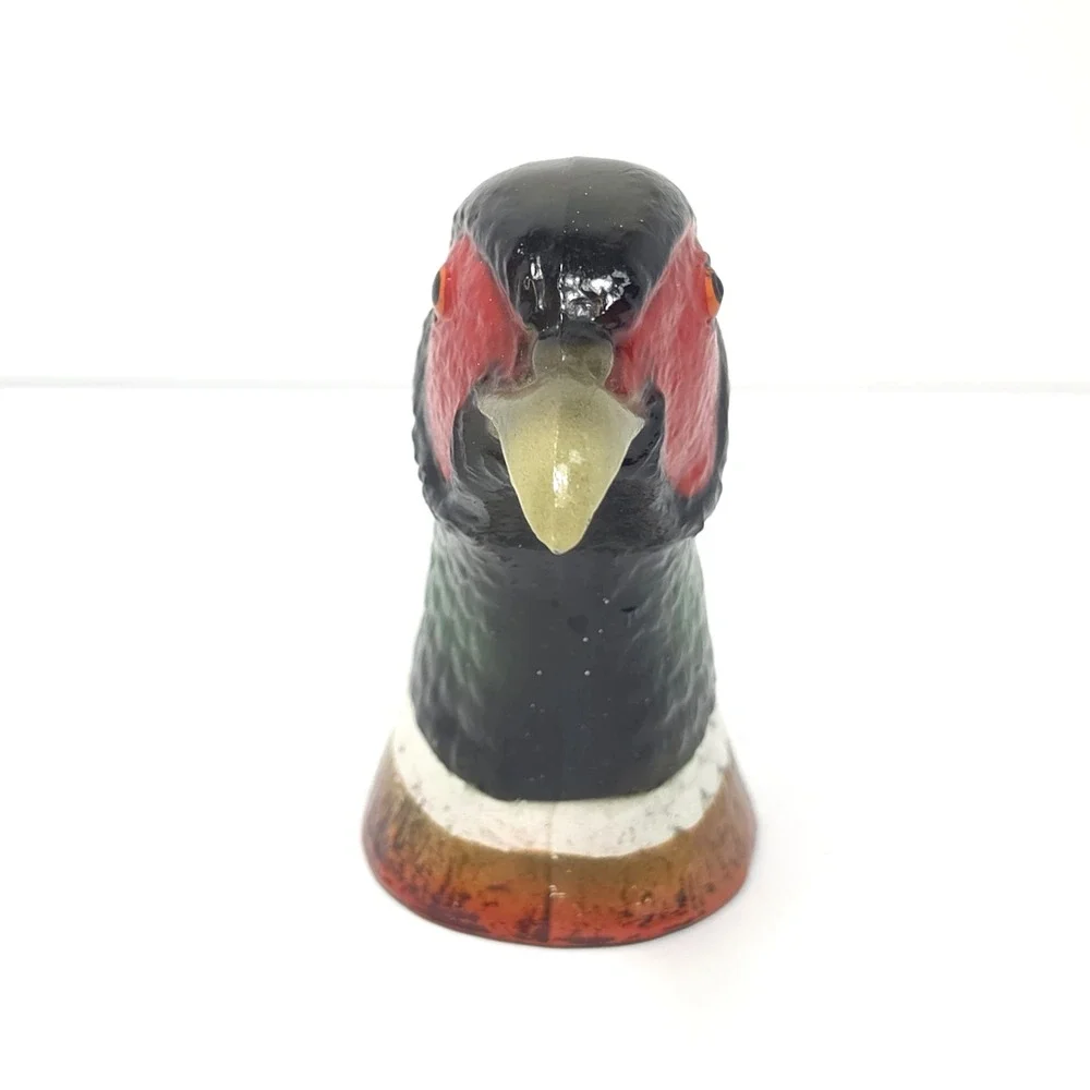 Vintage Pheasant Head Painted Cast Metal Bottle Opener Game Bird Scott Prod Inc